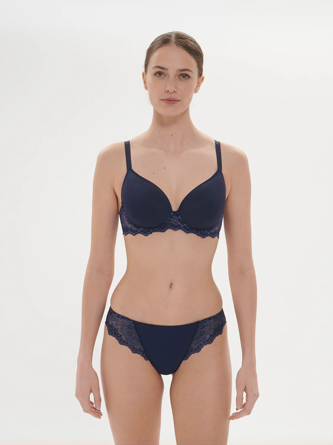 Caresse 3D Plunge - Ink Blue - Image 6