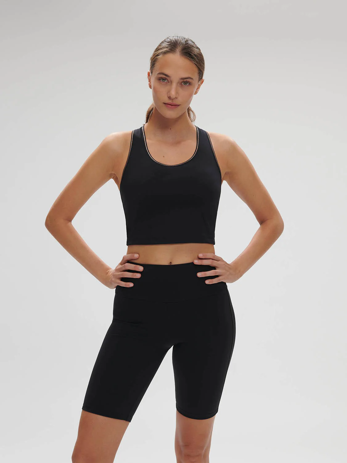 Harmony Built-In Bra Tank - Black - Image 3