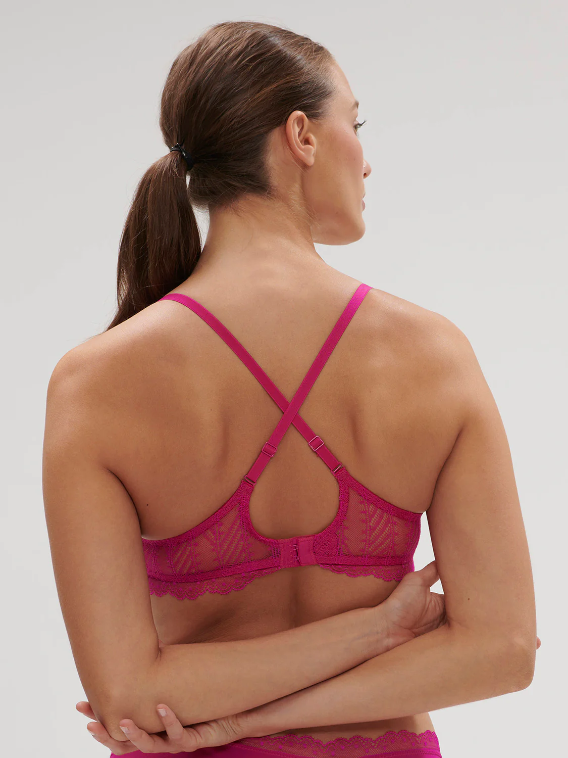 Canopée Full Coverage Plunge - Hibiscus Pink - Image 11