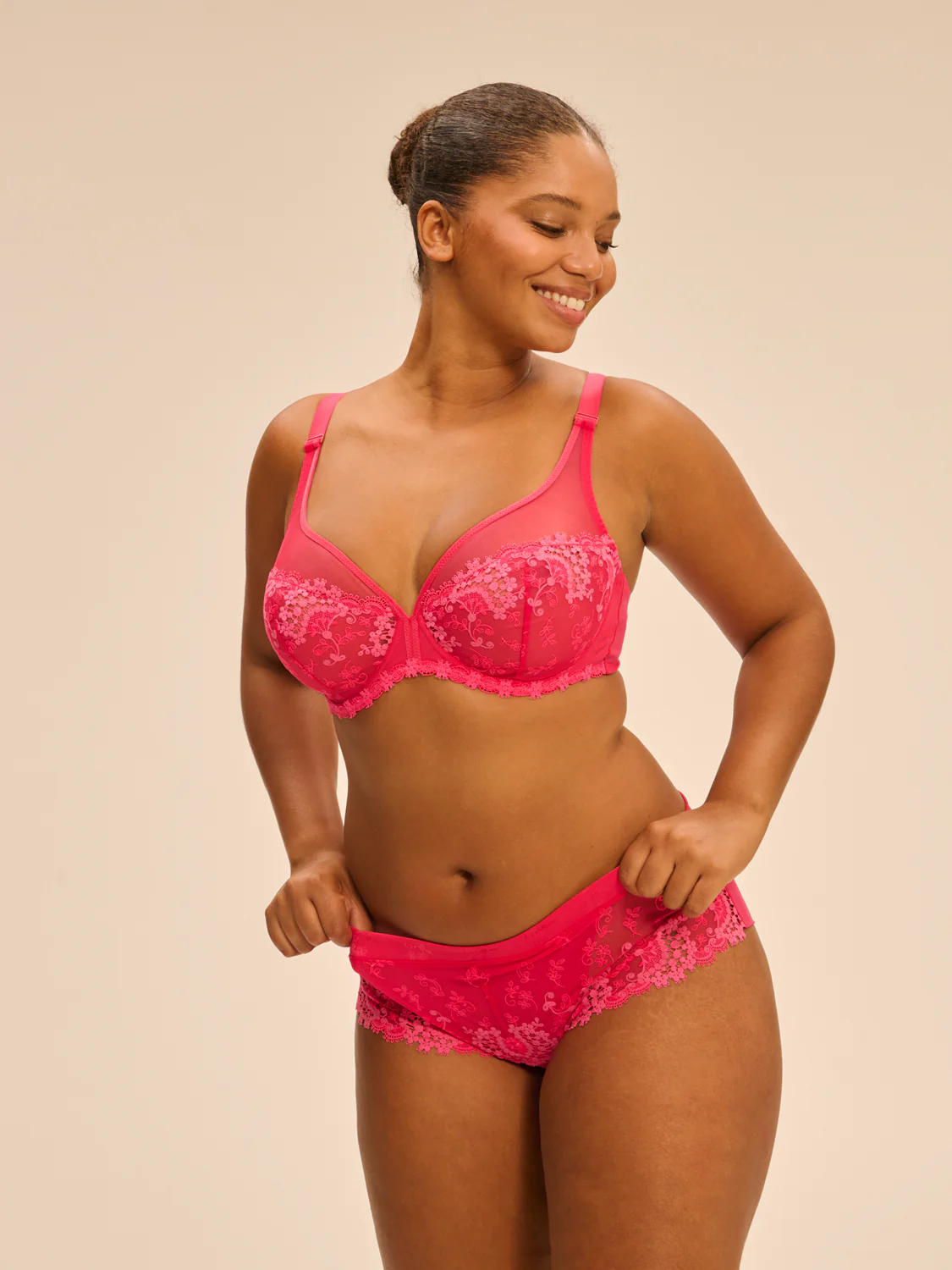 Wish Full Coverage Plunge - Fabulous Pink - Image 11