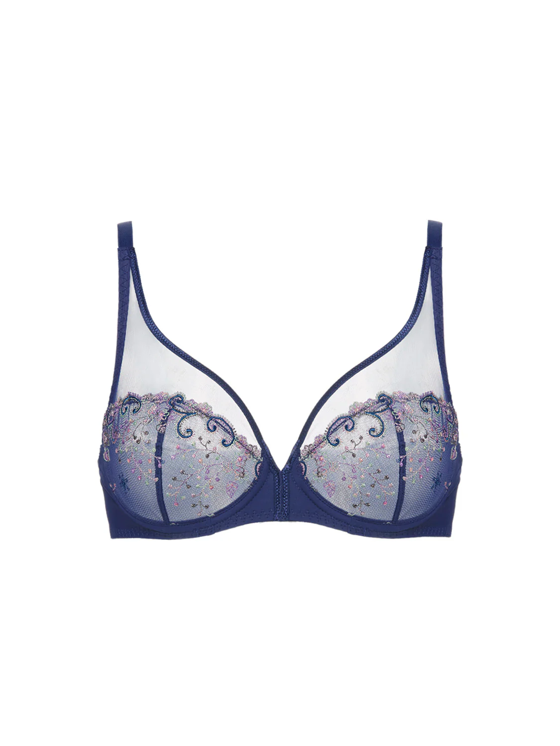 Delice Full Coverage Plunge - Rainbow Blue - Image 12