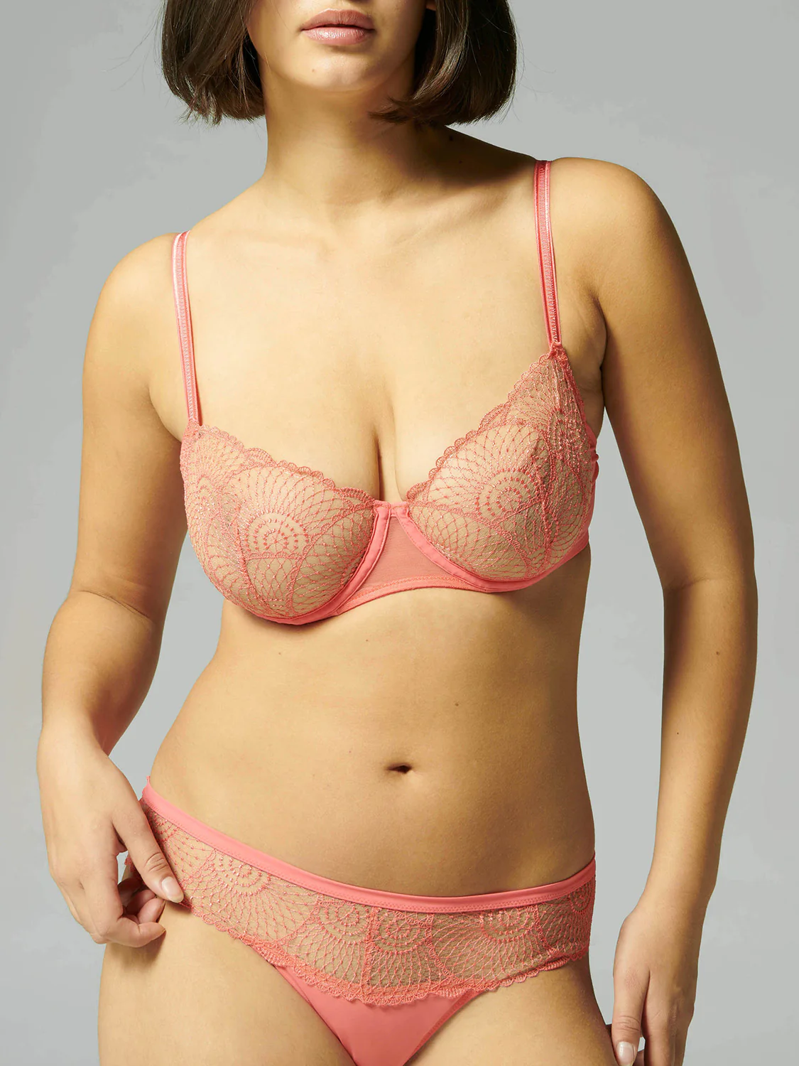 Sheer Demi - Papaya - Image 7