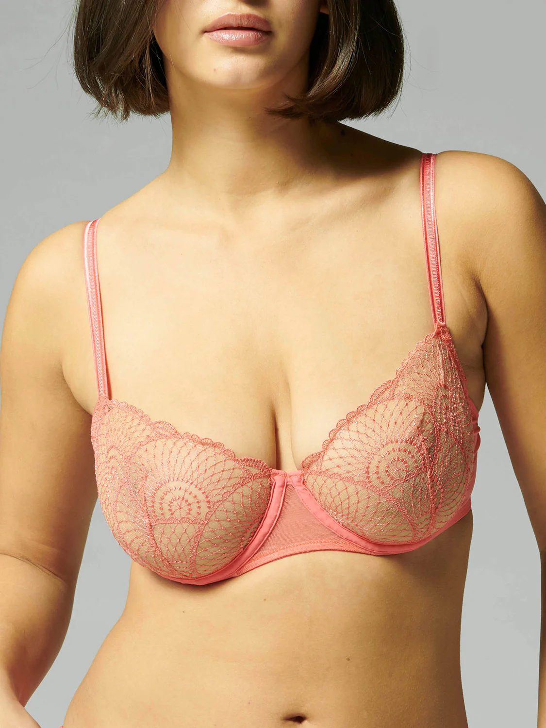 Sheer Demi - Papaya - Image 8