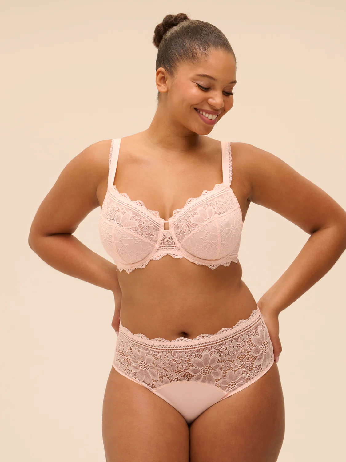 Freesia Retro Brief - Petal Powder