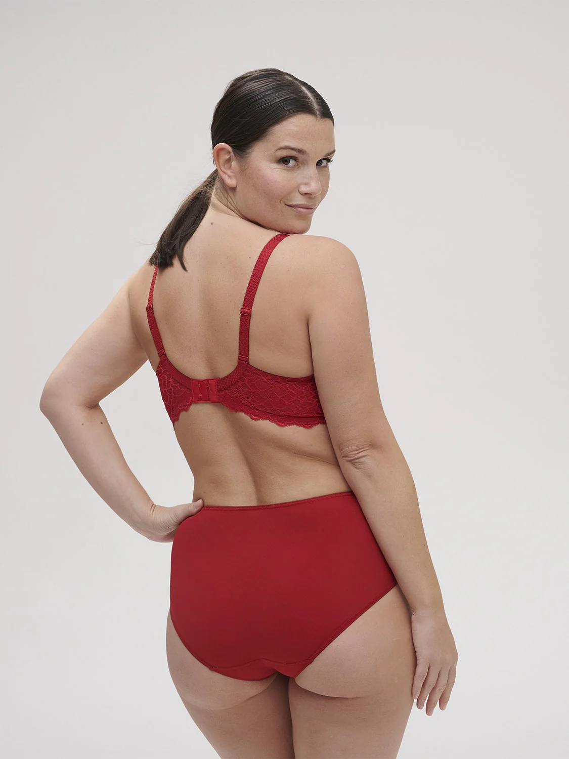 Caresse Retro Brief - Tango Red - Image 4