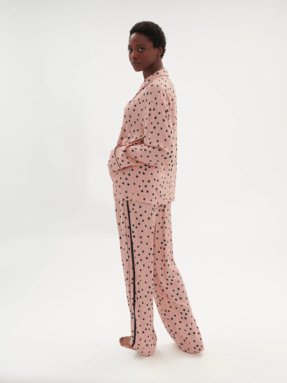 Shadow Long Sleeve Top - Incense Pink Print - Image 4