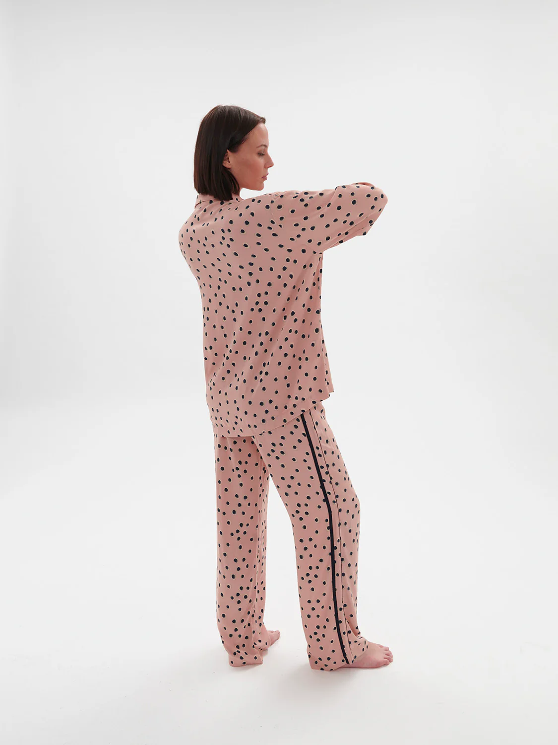 Shadow Long Sleeve Top - Incense Pink Print - Image 9