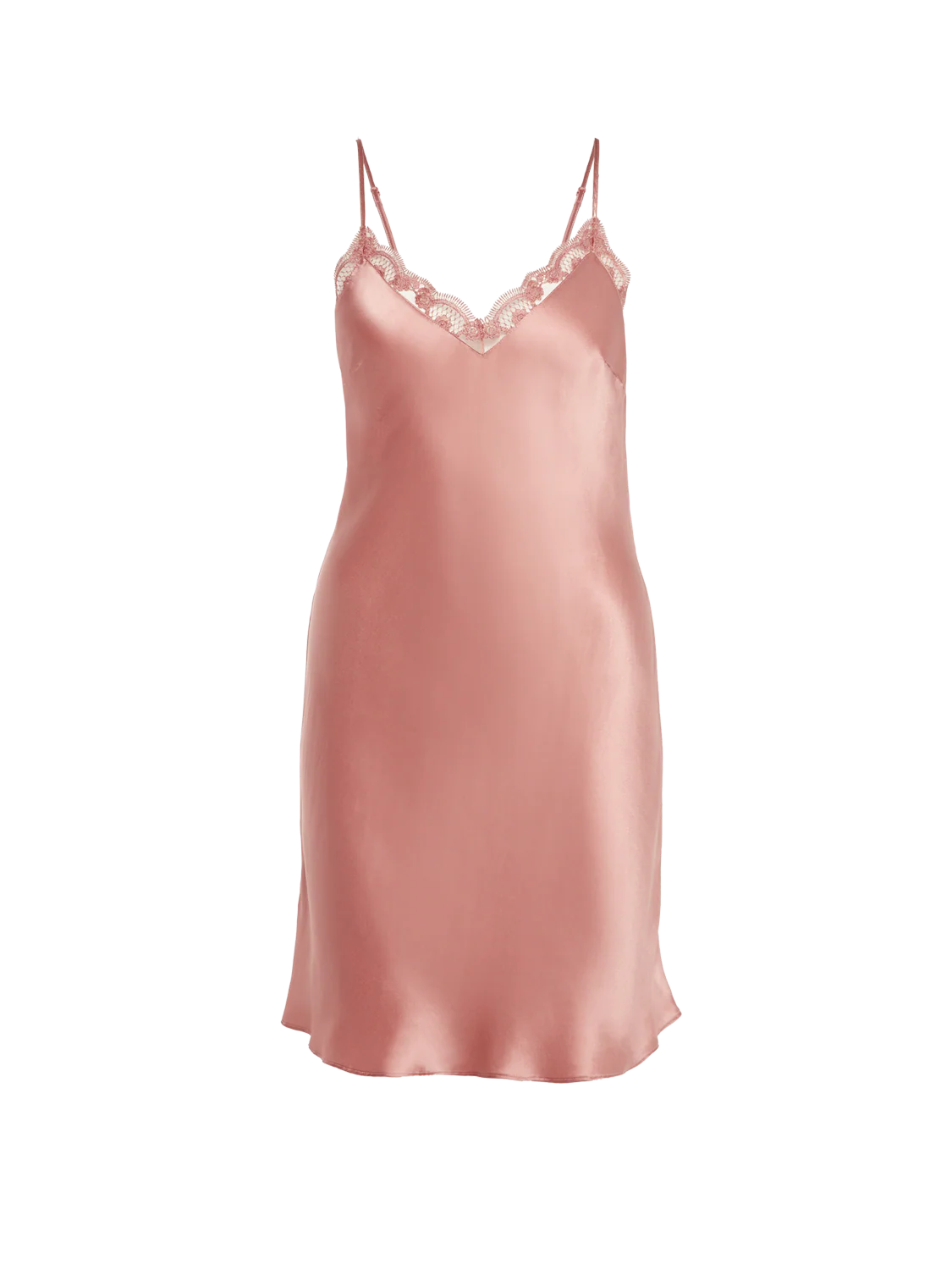 Love Me Silk Nightdress - Smokey Pink - Image 9
