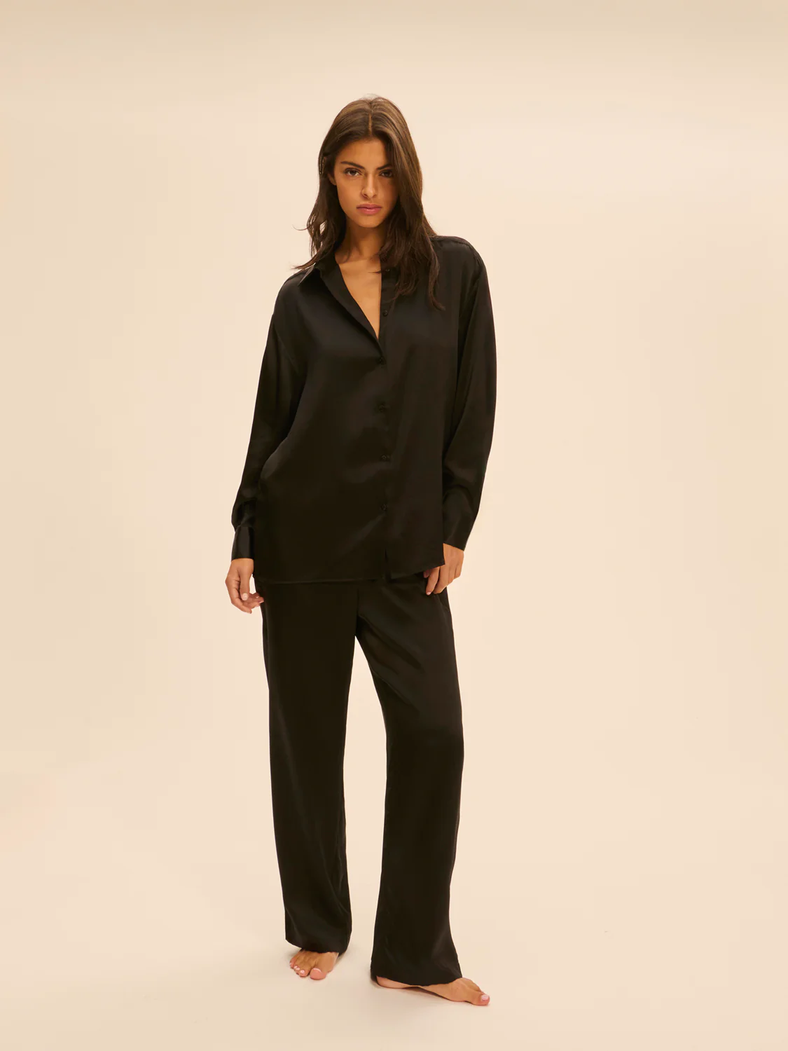 Love Me Silk Pant - Black - Image 5