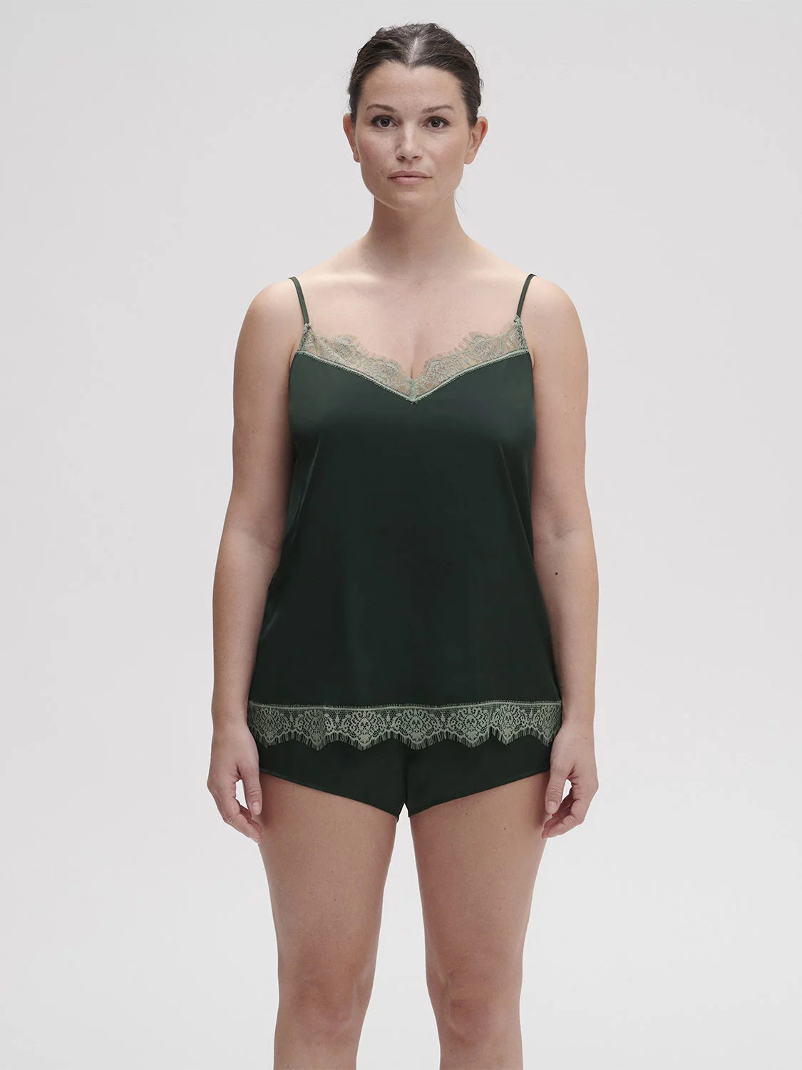 Satin Secrets Short - Kolsaï Green - Image 3