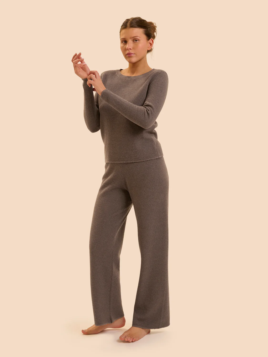 Lea Pant - Chestnut - Image 3