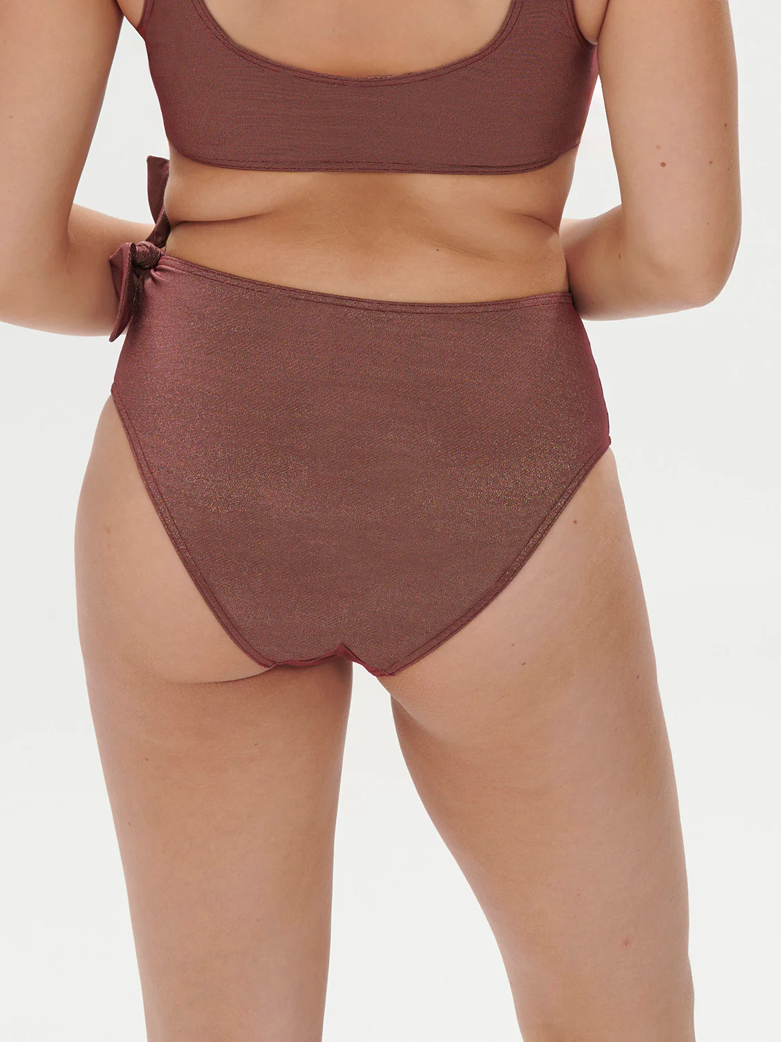 Daphné Retro Brief - Lurex Dark Purple - Image 2