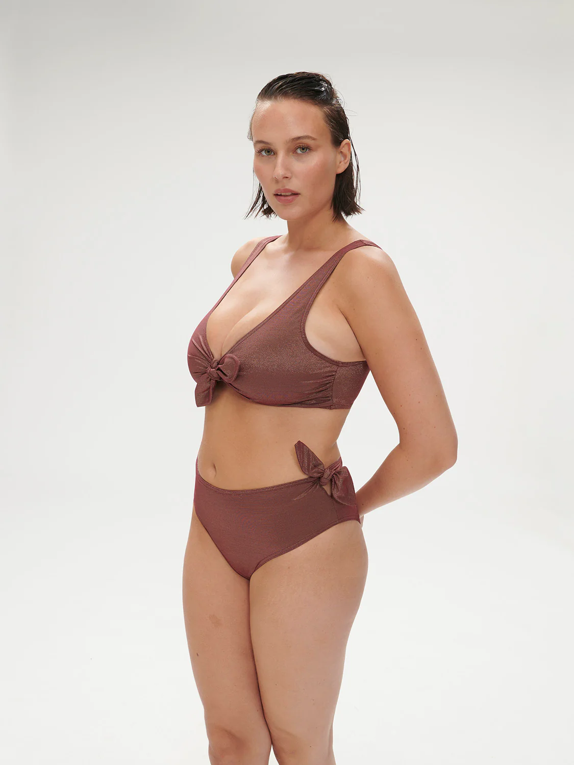 Daphné Retro Brief - Lurex Dark Purple - Image 4