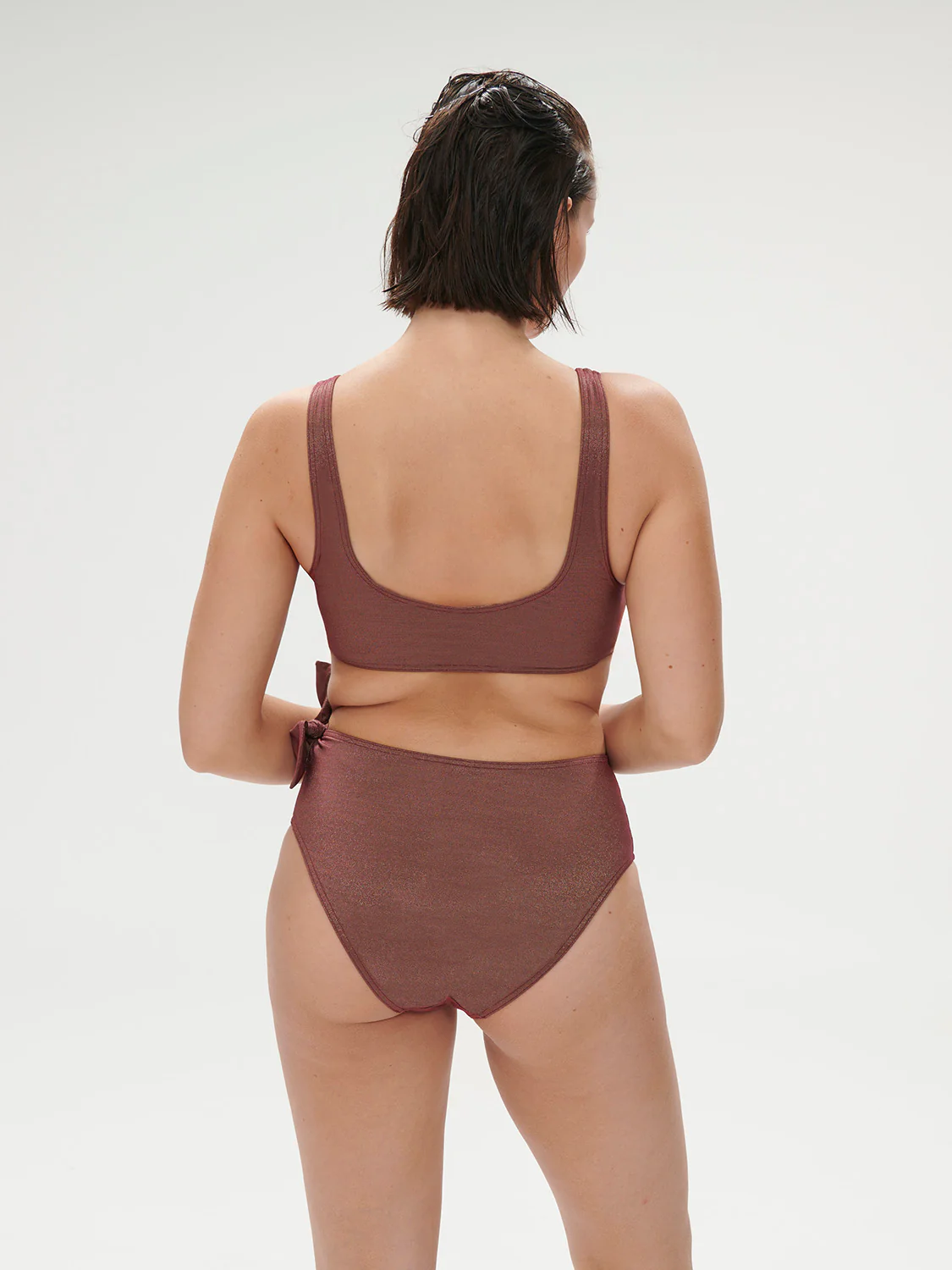 Daphné Retro Brief - Lurex Dark Purple - Image 5