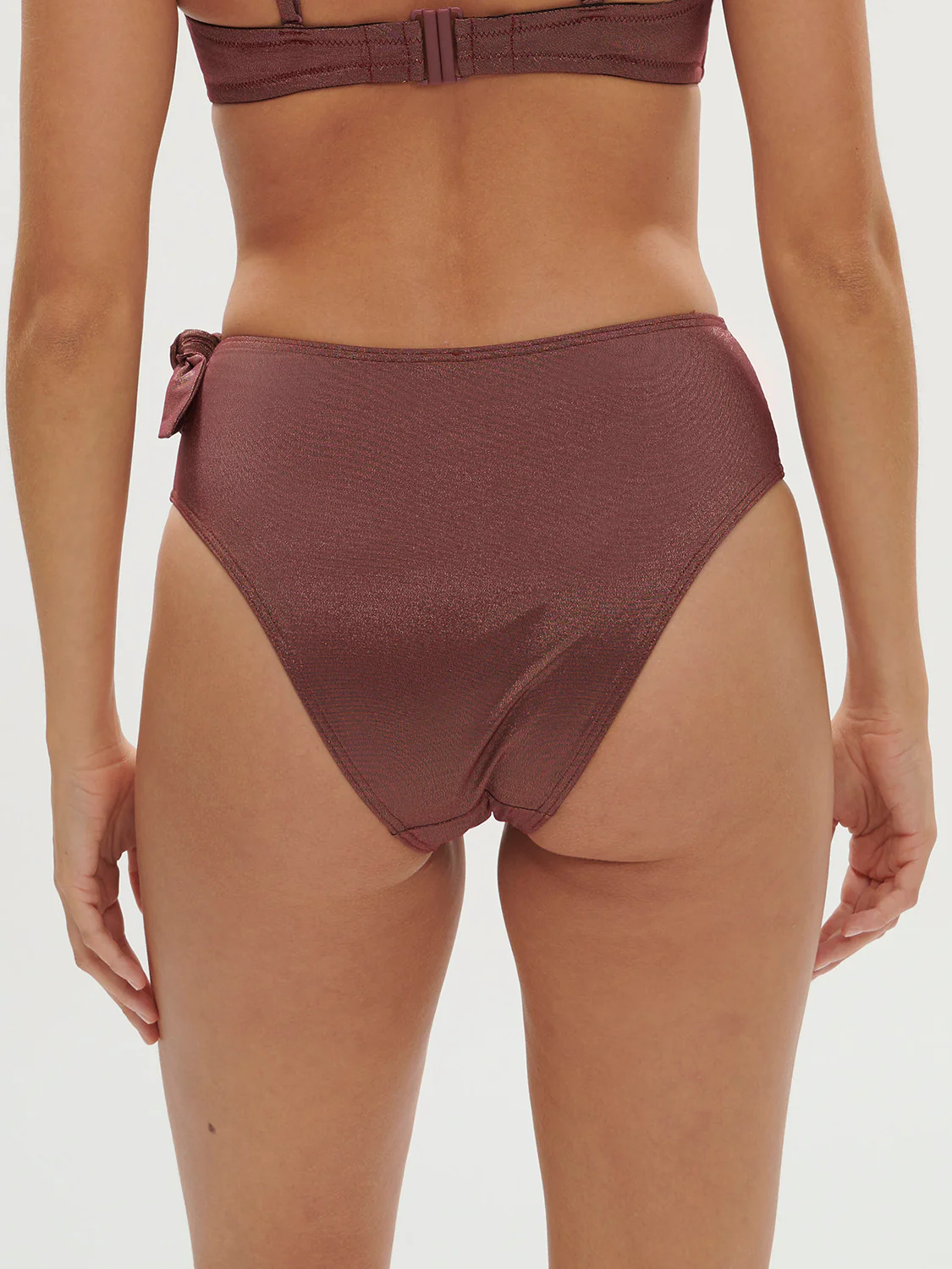 Daphné Retro Brief - Lurex Dark Purple - Image 7