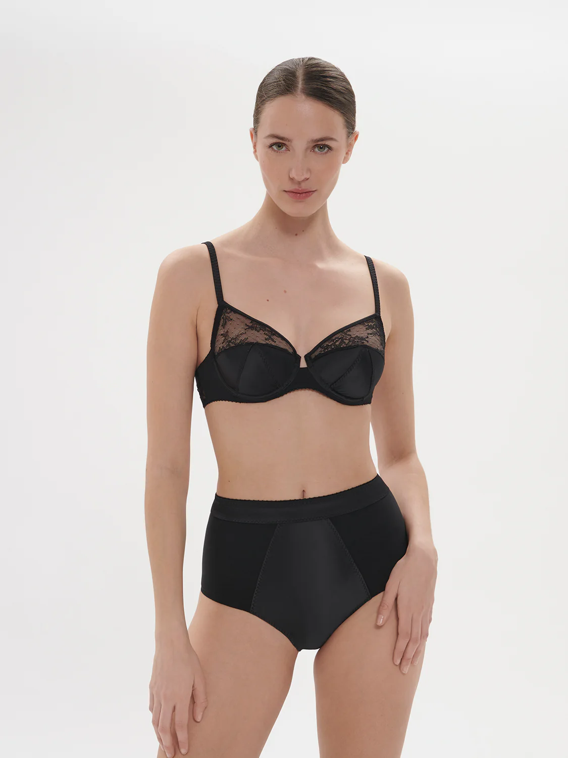 Eve Retro Brief - Black - Image 3