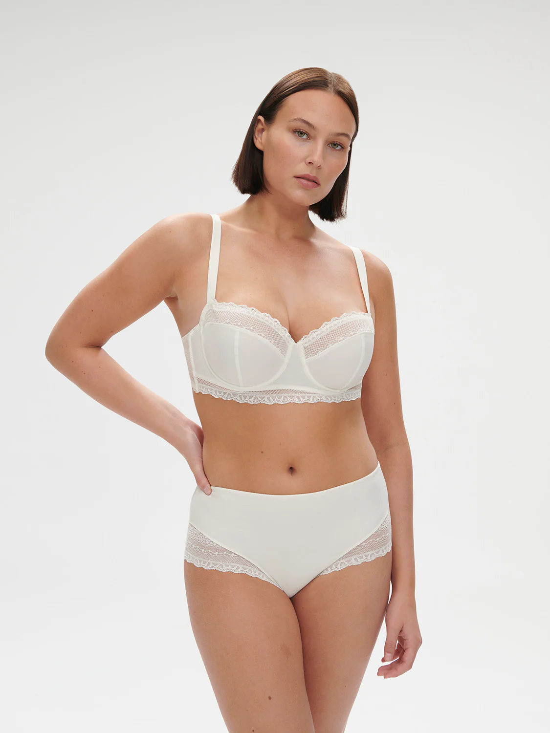 Destinée Retro Brief - Ivory - Image 8