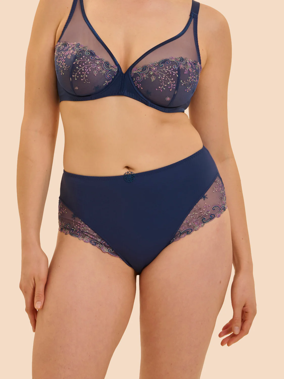 Delice Retro Brief - Rainbow Blue