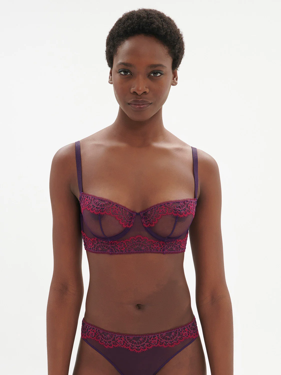 Celeste Sheer Demi - Euphoria Purple