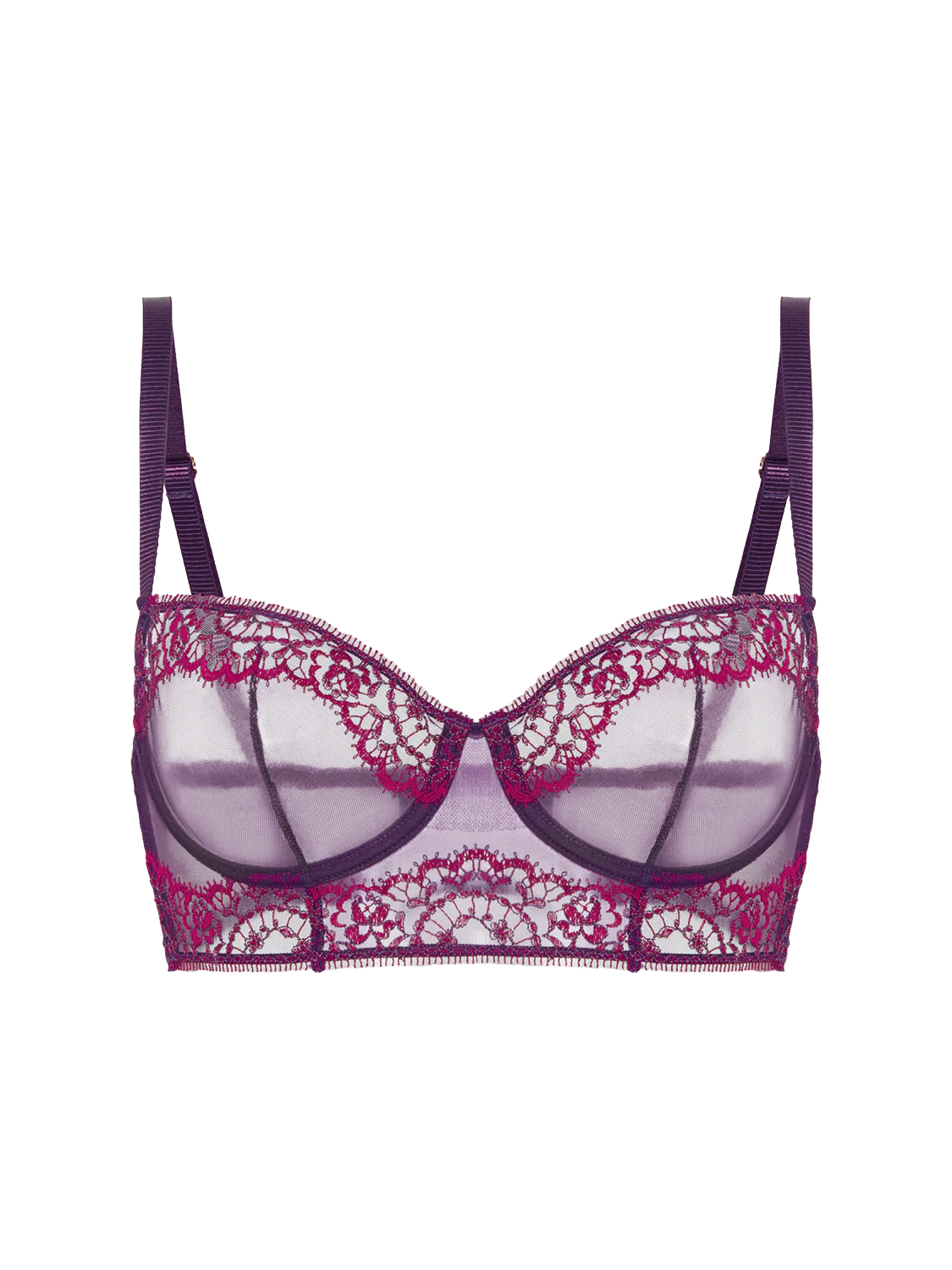 Celeste Sheer Demi - Euphoria Purple - Image 12