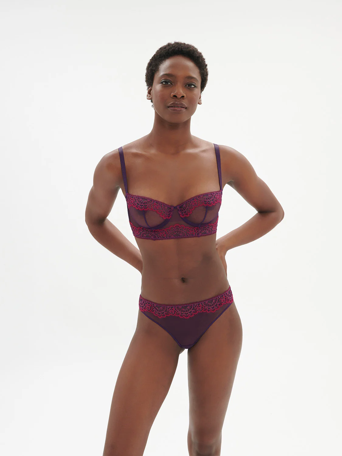 Celeste Sheer Demi - Euphoria Purple - Image 6