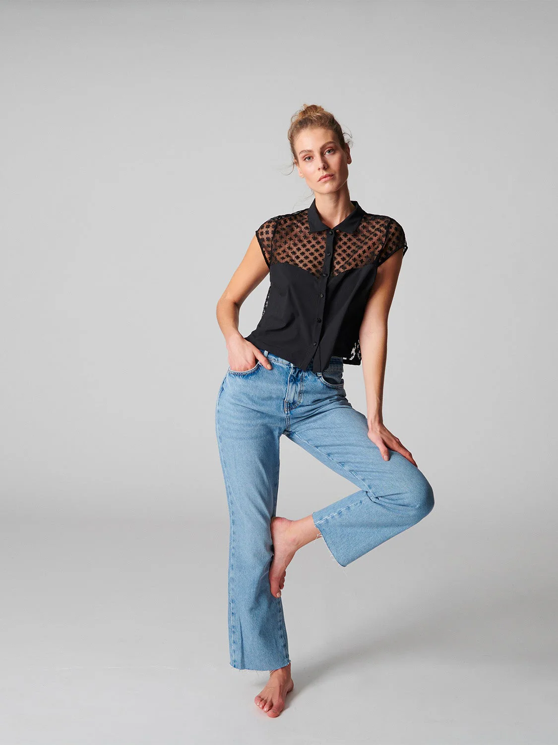 Hortense Top - Black - Image 12