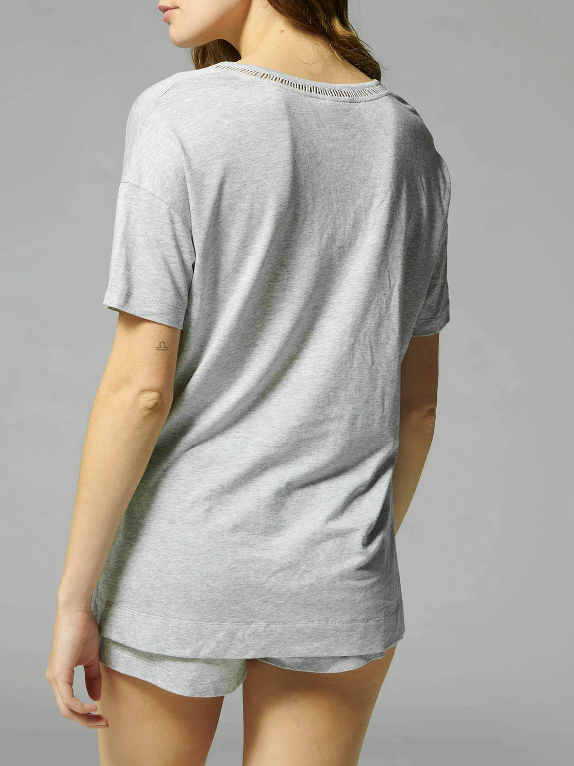 Brume Short Sleeve Top - Mineral Grey - Image 5