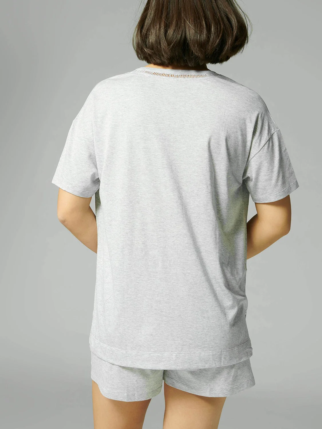 Brume Short Sleeve Top - Mineral Grey - Image 7