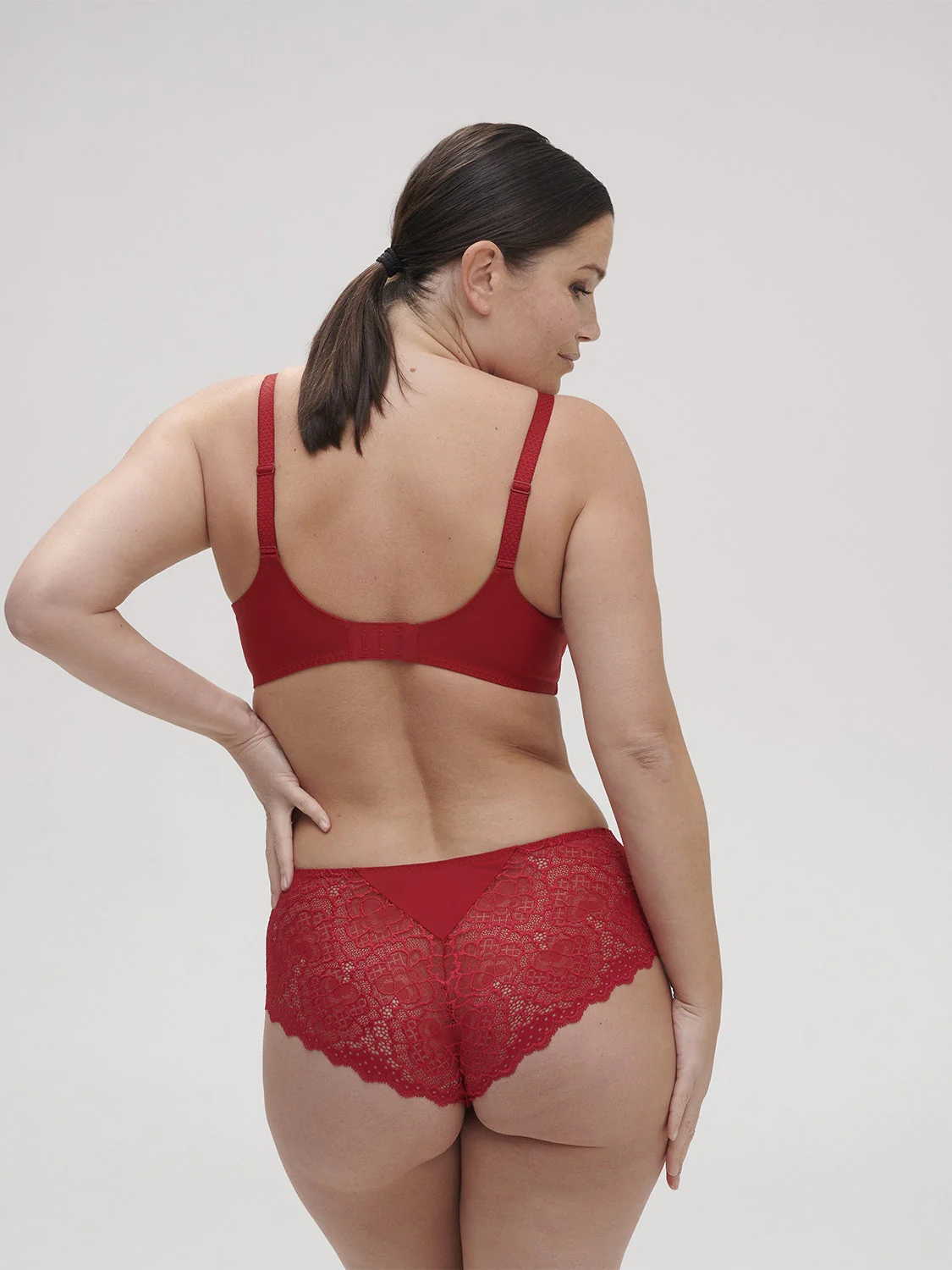 Caresse Boyshort - Tango Red - Image 4