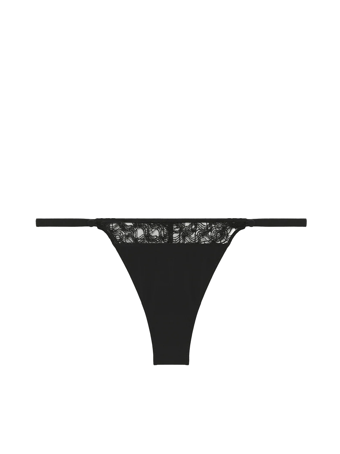 Rose Tanga - Black - Image 6