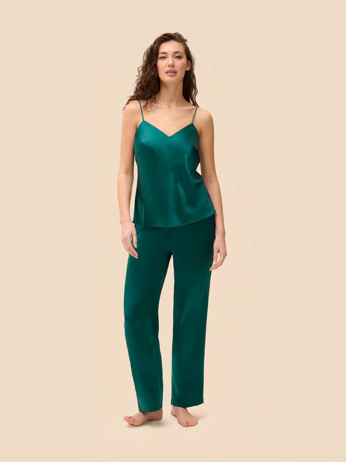 Love Me Silk Top - Emerald - Image 3
