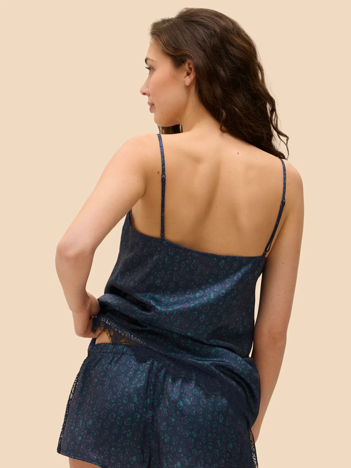 Satin Secrets Top - Feline Blue - Image 2