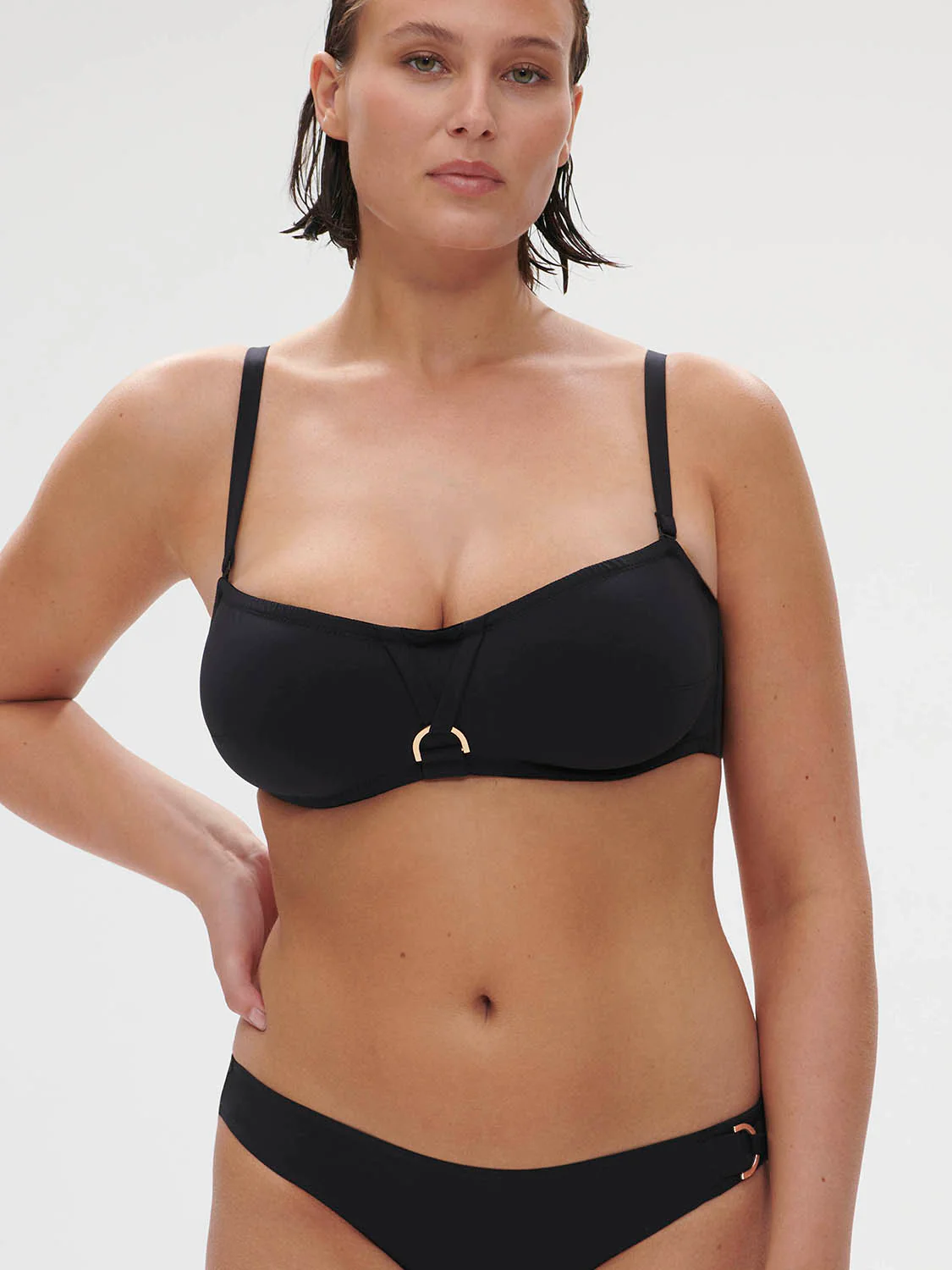 Palmeraie Underwire Bandeau - Black - Image 14