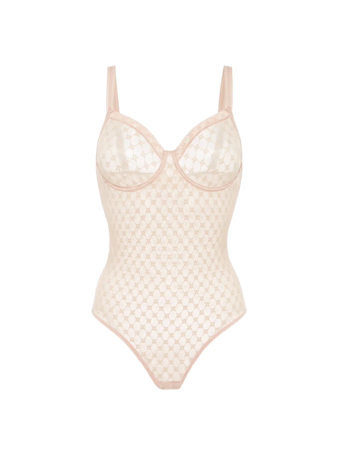 Plume Underwire Bodysuit - Peau Rose - Image 9