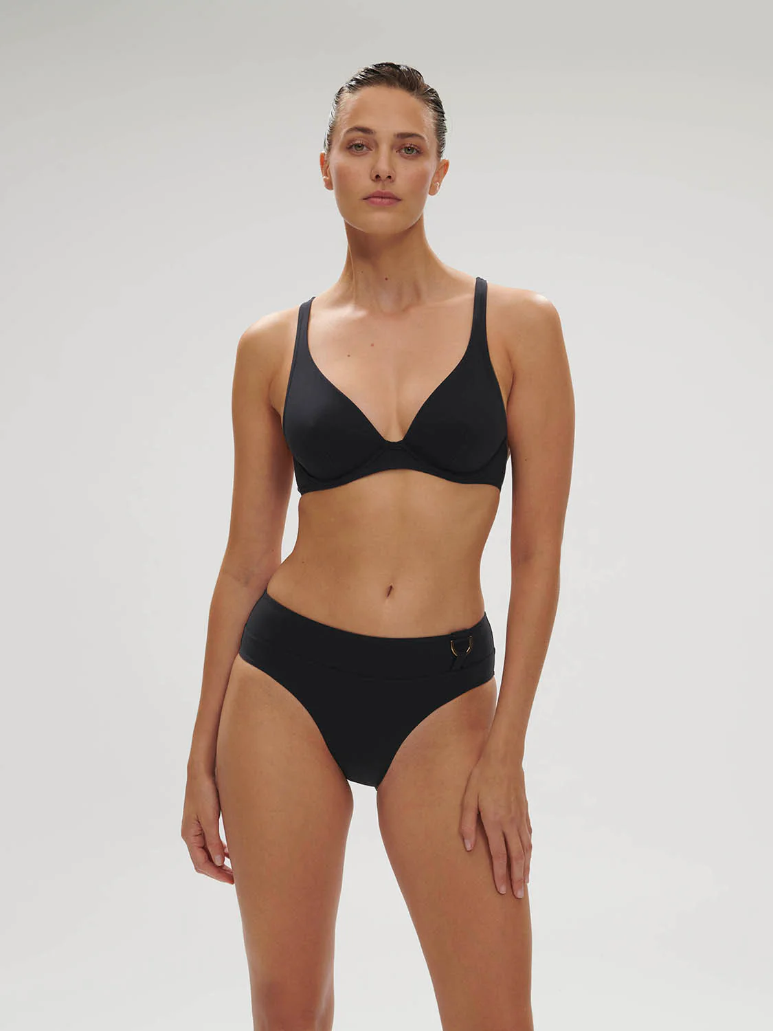 Palmeraie Underwire Plunge - Black - Image 4