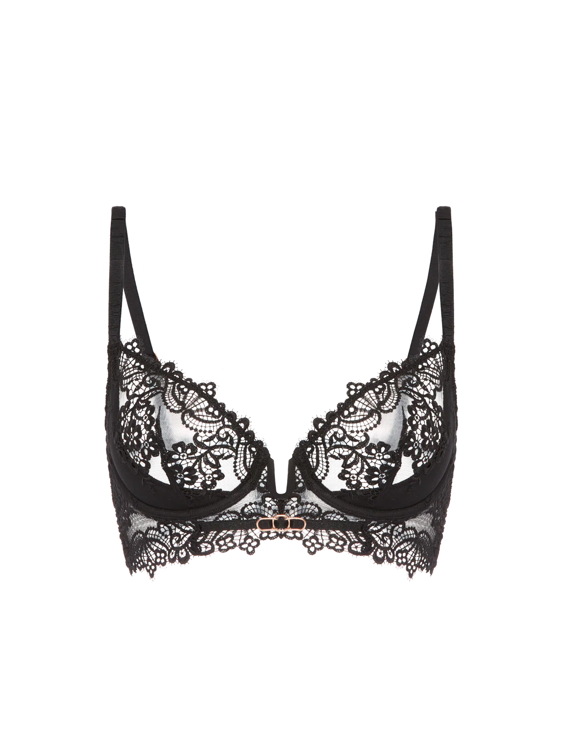 Idole Underwire Plunge - Black - Image 12