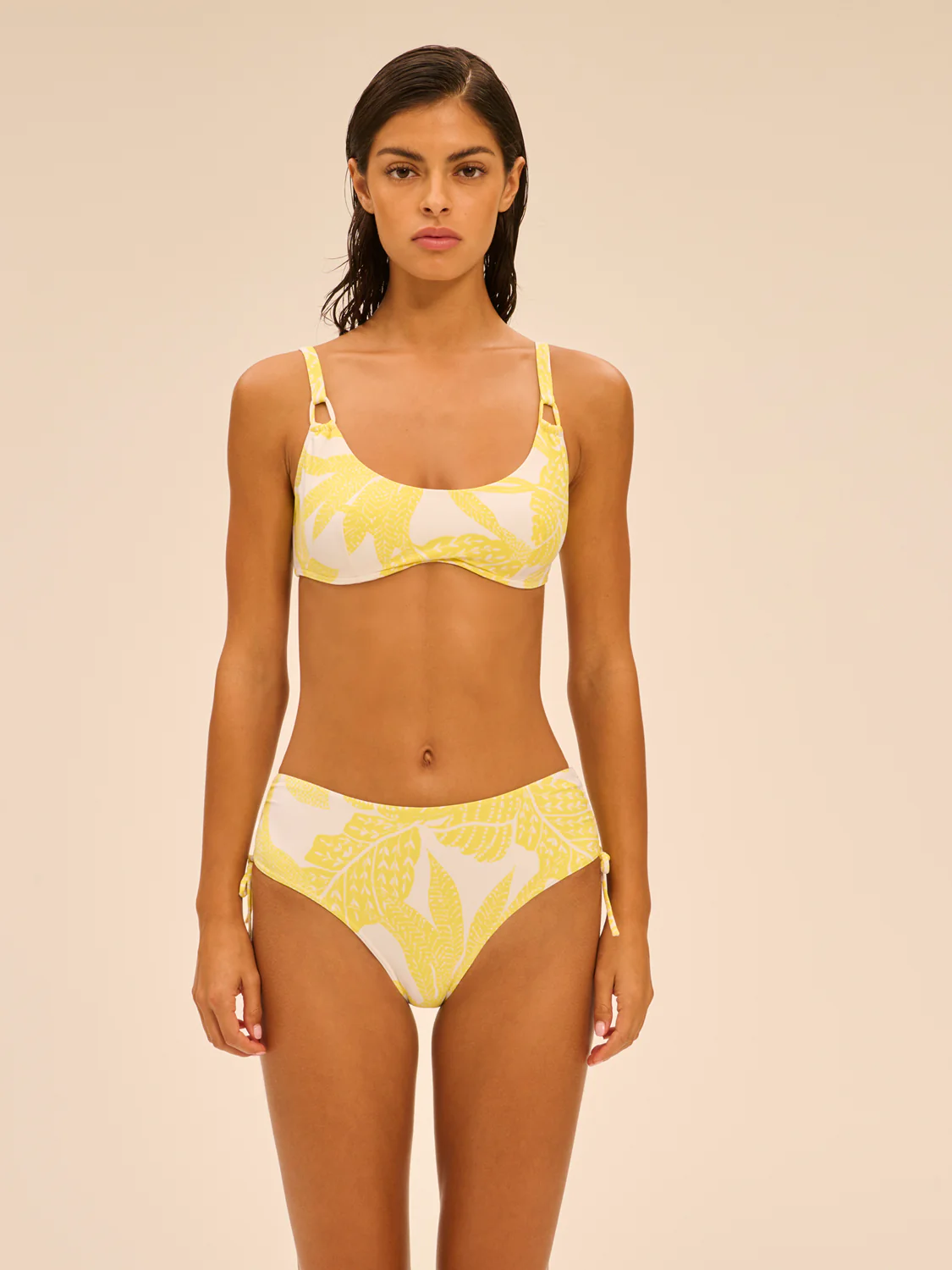 Melia Underwire Scoop - Plumeria Yellow - Image 3