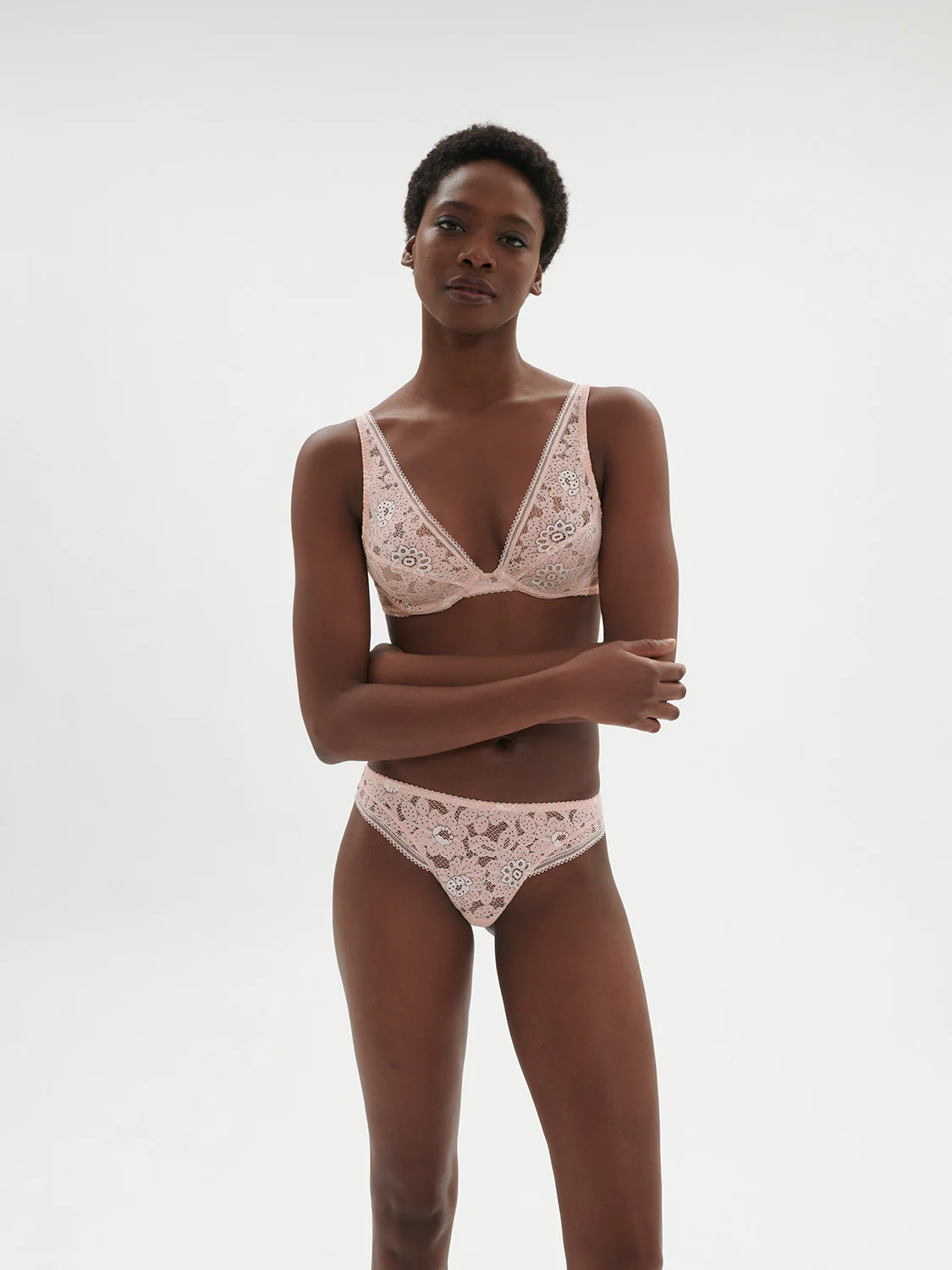 Festive Underwire Triangle - Ballet Pink - Image 14