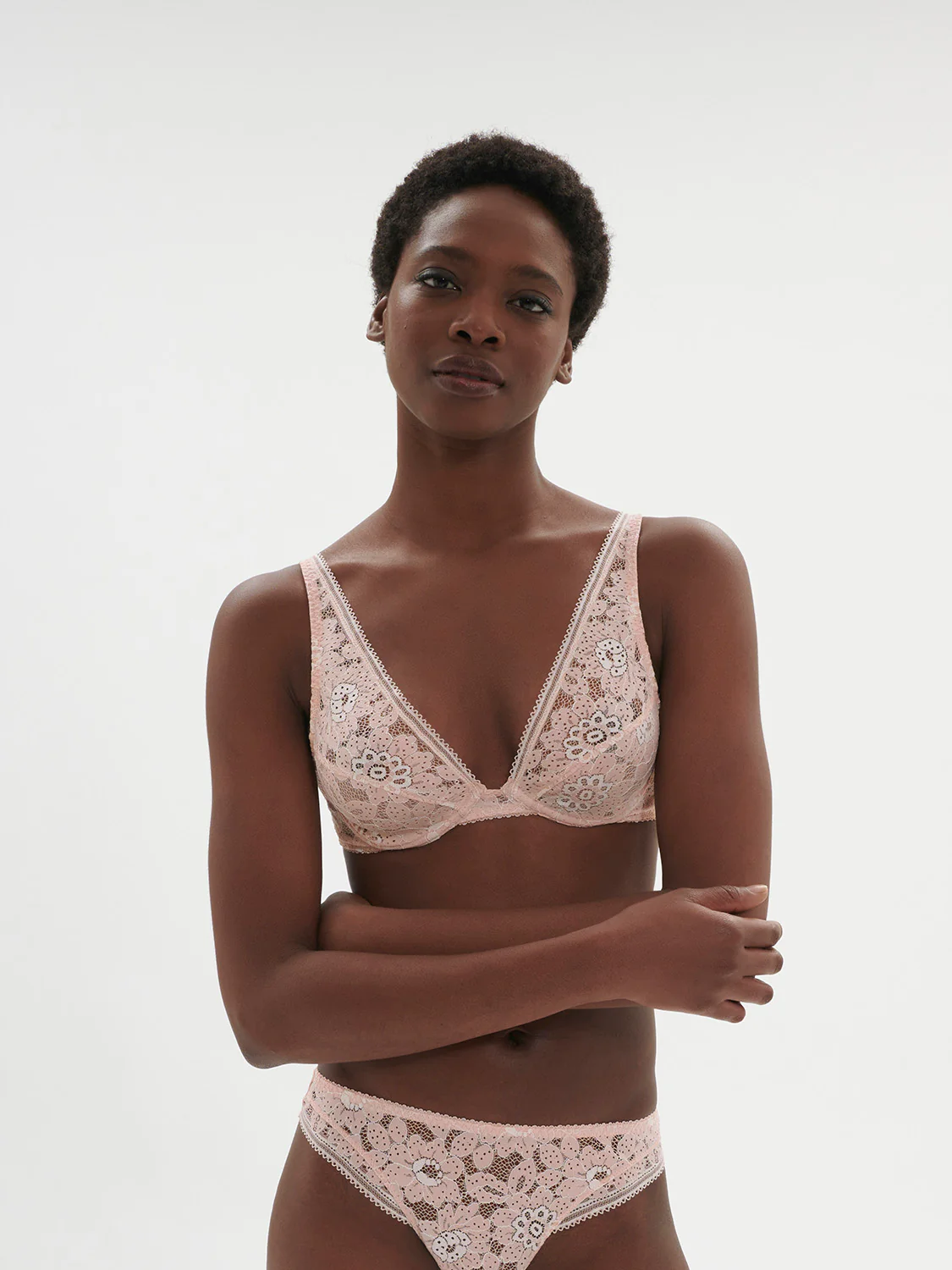 Festive Underwire Triangle - Ballet Pink - Image 9