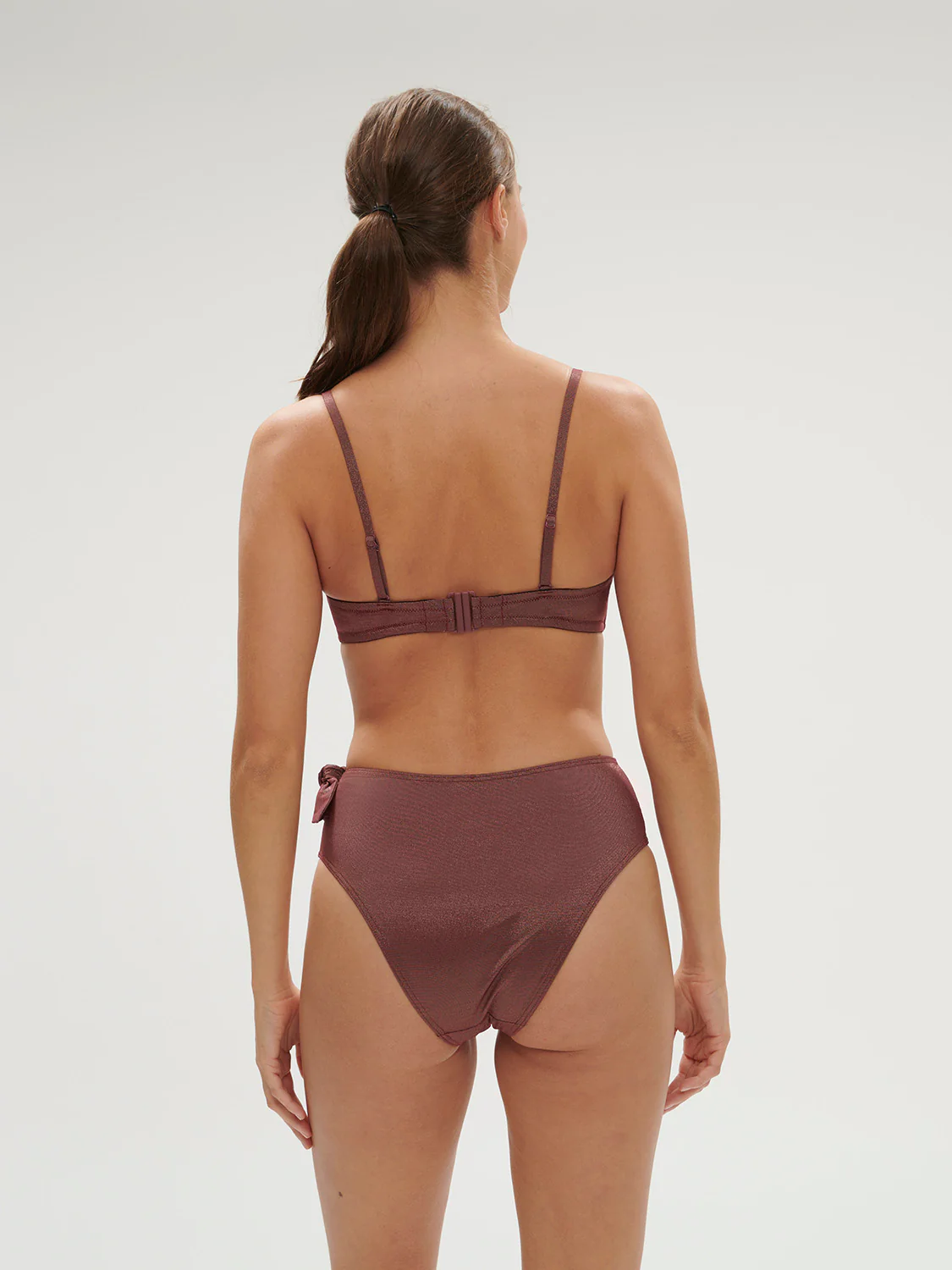 Daphné Wireless Bandeau - Lurex Dark Purple - Image 7