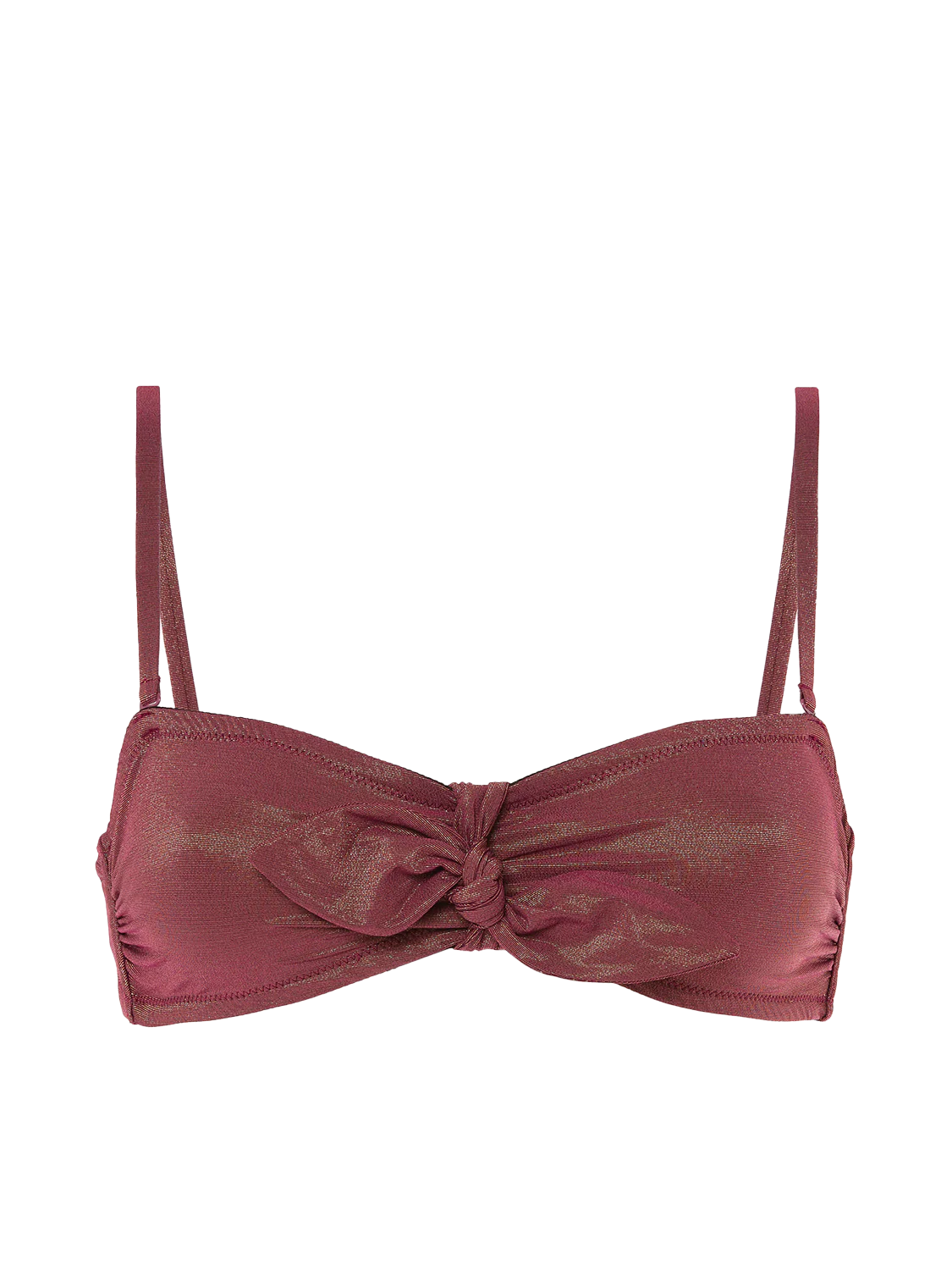 Daphné Wireless Bandeau - Lurex Dark Purple - Image 9