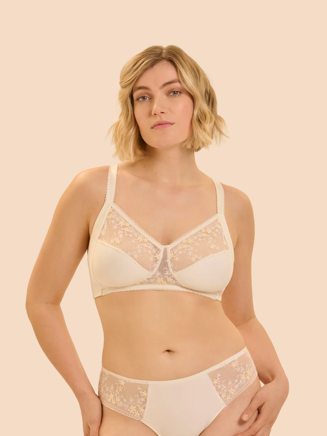 Instant Wireless Bra - Ivory