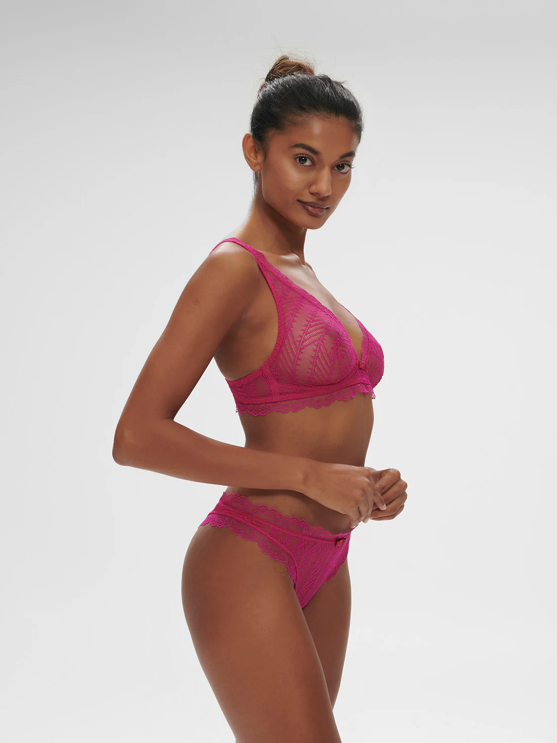 Canopée Bralette - Hibiscus Pink - Image 4