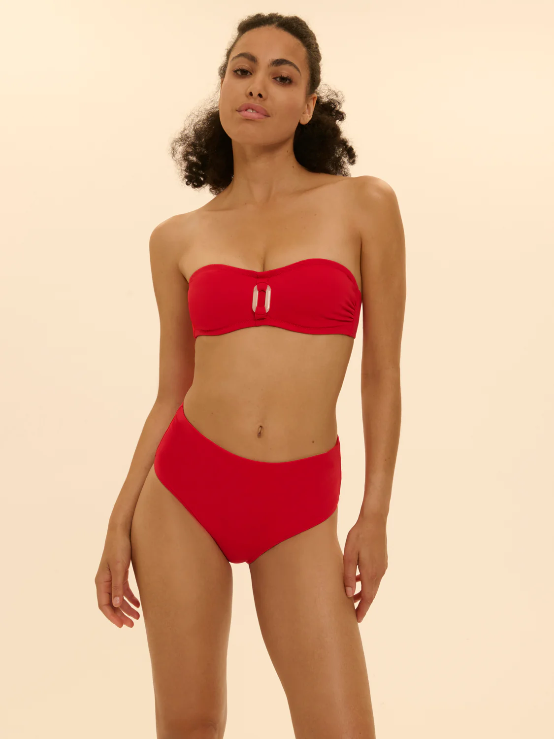 Magnetic Underwire Bandeau - Scarlet - Image 4